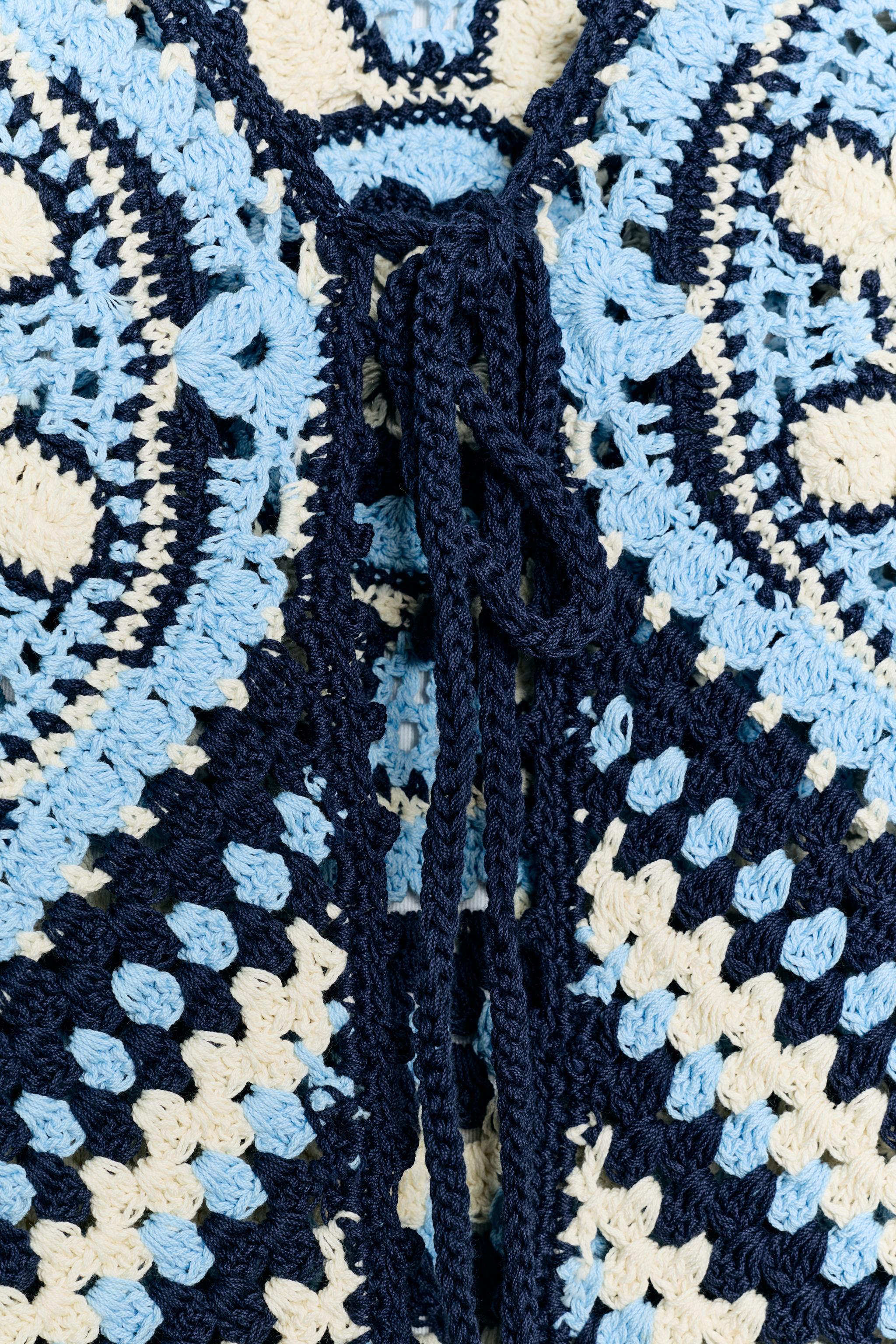 CROCHET KNIT VEST